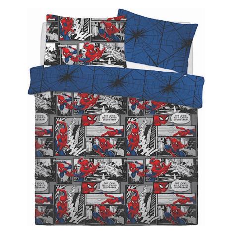 Marvel Spiderman Web Comic Reversible Double Duvet Cover Bedding Set £36.99
